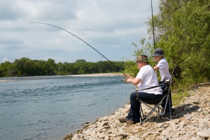 2 men fishing by lakeshore | Alexandria, VA