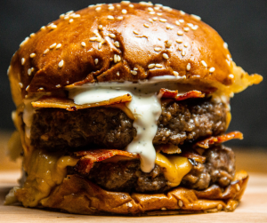 Close up of Burger | Alexandria, VA