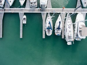 Boats parked at dock | Alexandria, VA