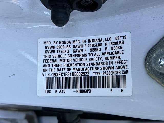 2019 Honda Civic EX