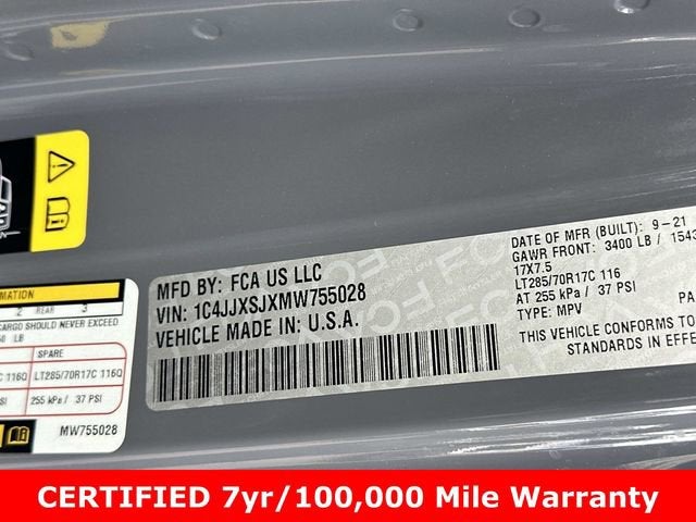 2021 Jeep Wrangler Unlimited Rubicon 392 4x4