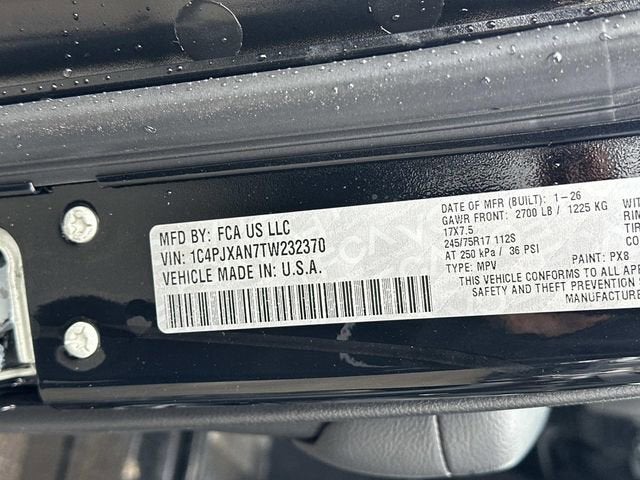 2026 Jeep Wrangler WRANGLER 2-DOOR SPORT S