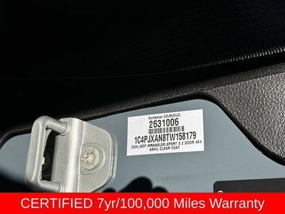 2026 Jeep Wrangler WRANGLER 2-DOOR SPORT S