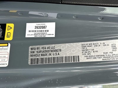 2026 Jeep Wrangler WRANGLER 4-DOOR SPORT S