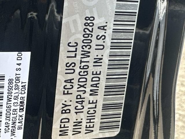 2026 Jeep Wrangler WRANGLER 4-DOOR SPORT S