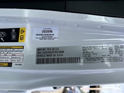 2026 Jeep Wrangler WRANGLER 4-DOOR SAHARA