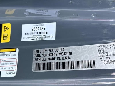 2026 Jeep Wrangler WRANGLER 4-DOOR SAHARA
