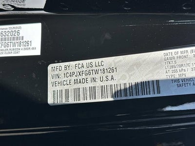 2026 Jeep Wrangler WRANGLER 4-DOOR RUBICON