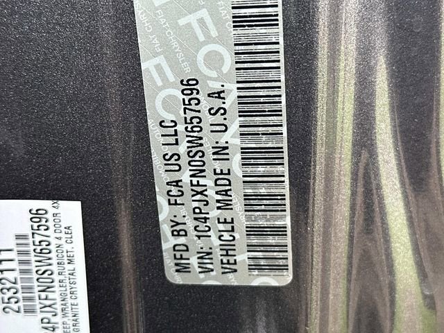 2025 Jeep Wrangler WRANGLER 4-DOOR RUBICON