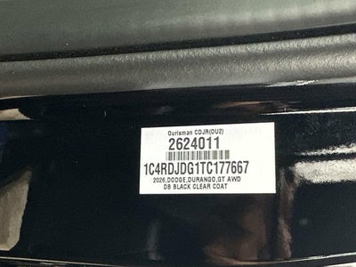 2026 Dodge Durango DURANGO GT PLUS AWD