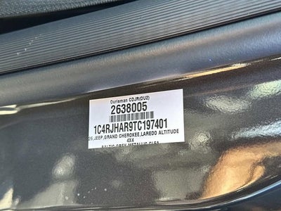 2026 Jeep Grand Cherokee GRAND CHEROKEE ALTITUDE 4X4