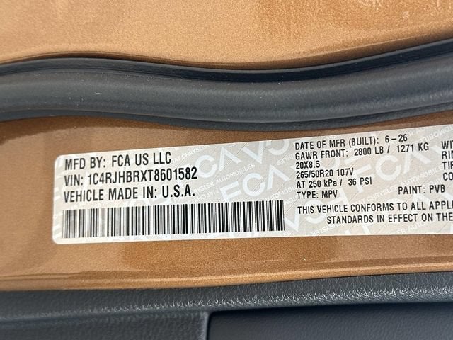 2026 Jeep Grand Cherokee GRAND CHEROKEE LIMITED 4X4