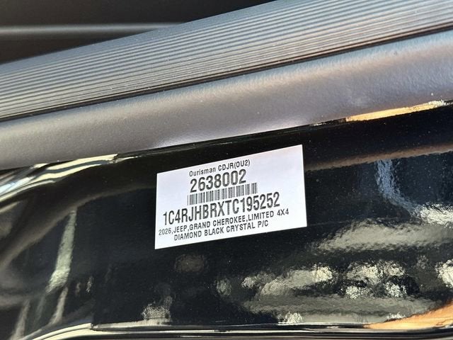 2026 Jeep Grand Cherokee GRAND CHEROKEE LIMITED 4X4