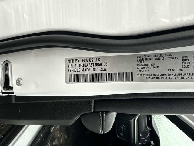 2026 Jeep Grand Cherokee L GRAND CHEROKEE L LAREDO ALTITUDE 4X4