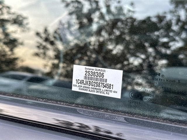 2025 Jeep Grand Cherokee L GRAND CHEROKEE L LIMITED 4X4