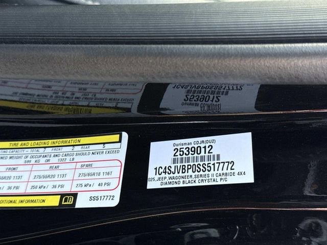 2025 Jeep Wagoneer Series II Overland 4x4