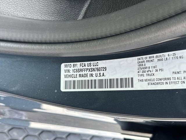 2025 RAM 1500 RAM 1500 BIG HORN CREW CAB 4X4 5'7' BOX