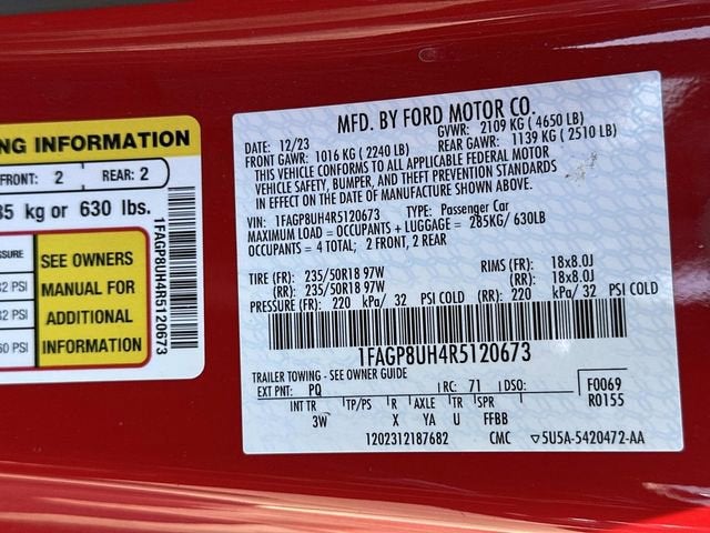 2024 Ford Mustang EcoBoost Convertible