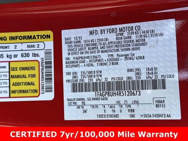 2024 Ford Mustang EcoBoost Convertible