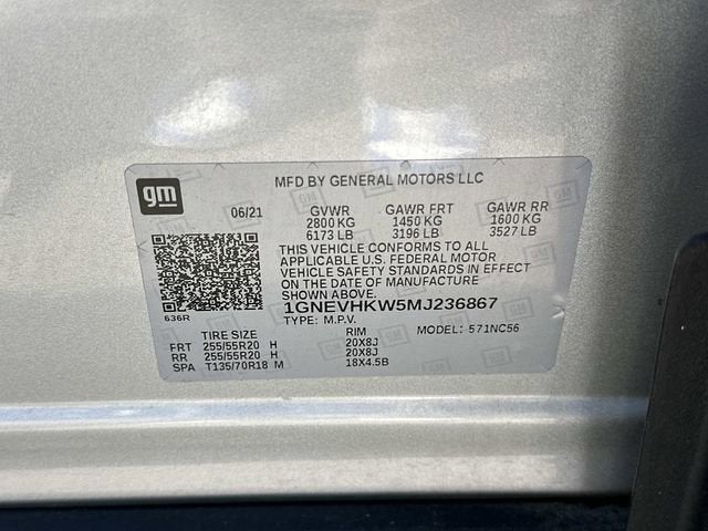 2021 Chevrolet Traverse AWD LT Leather