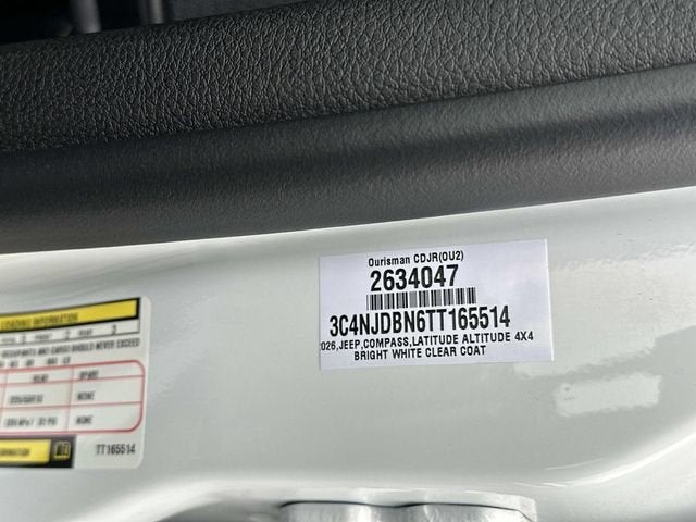 2026 Jeep Compass COMPASS LATITUDE ALTITUDE 4X4