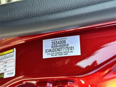 2026 Jeep Compass COMPASS LIMITED 4X4