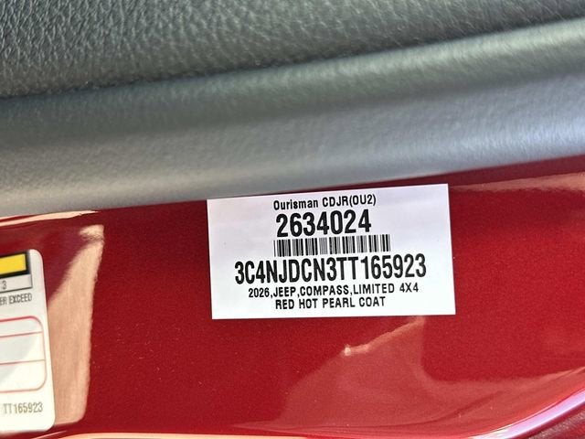 2026 Jeep Compass COMPASS LIMITED ALTITUDE 4X4