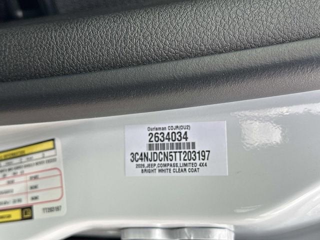 2026 Jeep Compass COMPASS LIMITED 4X4