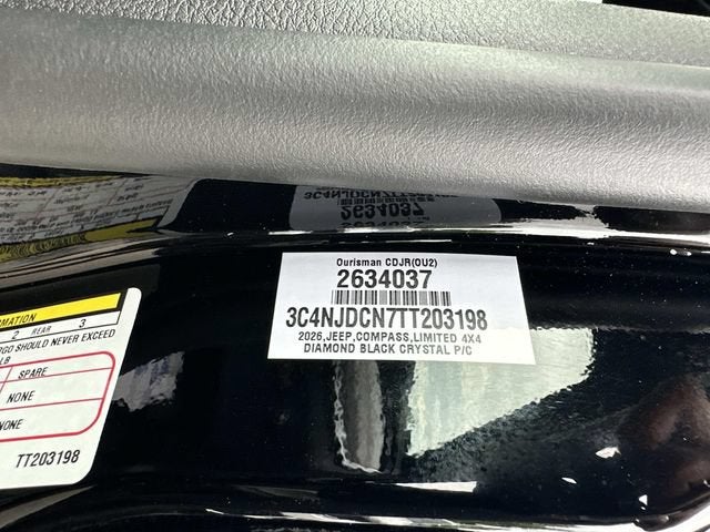 2026 Jeep Compass COMPASS LIMITED 4X4