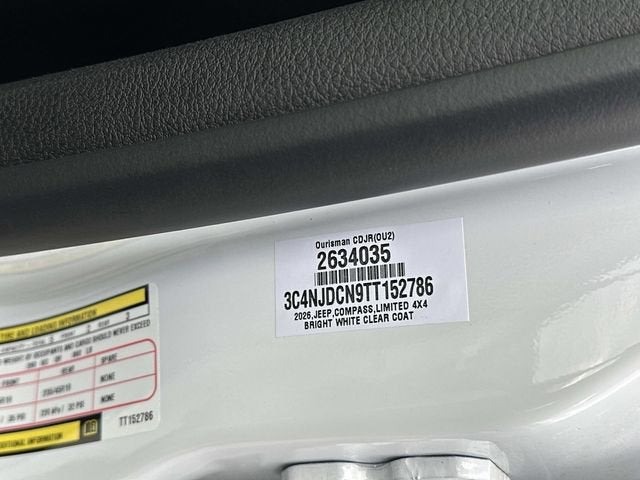 2026 Jeep Compass COMPASS LIMITED ALTITUDE 4X4