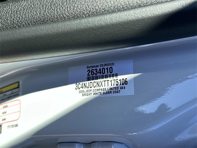 2026 Jeep Compass COMPASS LIMITED 4X4