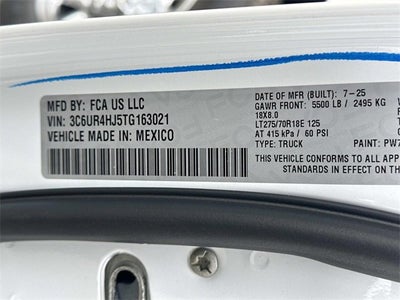 2026 RAM 2500 RAM 2500 TRADESMAN CREW CAB 4X2 8' BOX