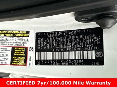 2024 Toyota Camry SE