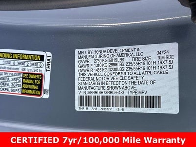 2024 Honda Odyssey Sport