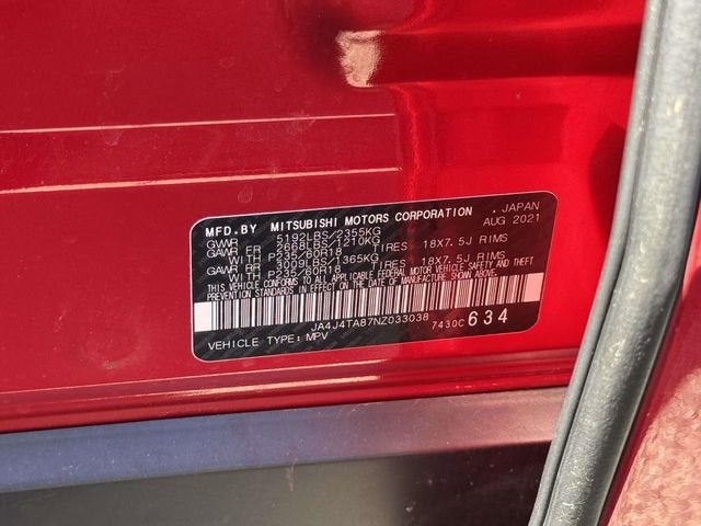 2022 Mitsubishi Outlander ES 2.5 S-AWC