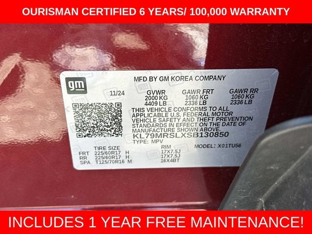 2025 Chevrolet TrailBlazer AWD LT