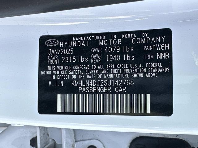 2025 Hyundai Elantra Hybrid Limited