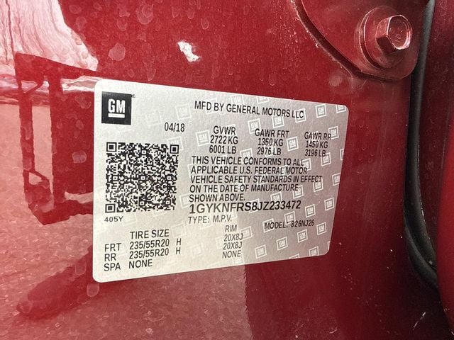 2018 Cadillac XT5 Premium Luxury