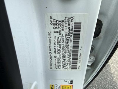 2018 Honda Accord Hybrid EX-L
