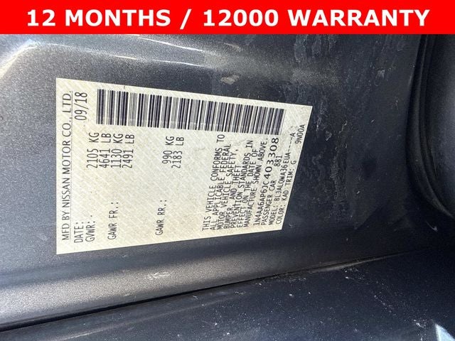 2018 Nissan Maxima 3.5 S