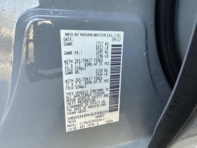 2023 Nissan Frontier PRO-4X