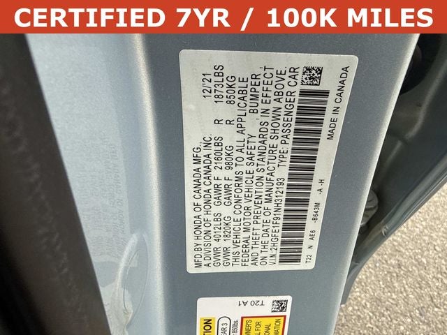 2022 Honda Civic Touring