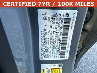 2025 Honda Civic Hybrid Sport Touring