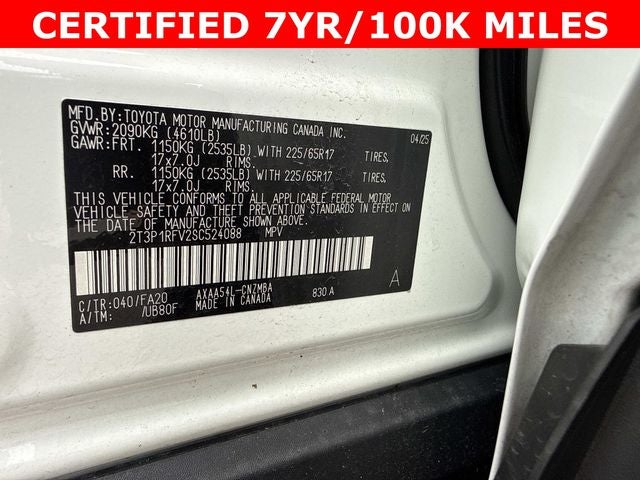 2025 Toyota RAV4 XLE