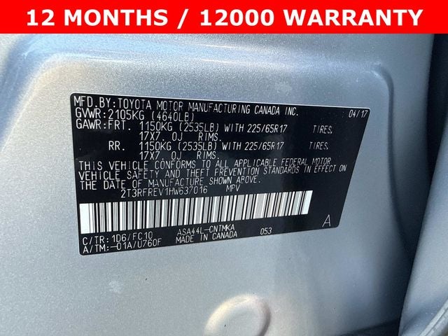 2017 Toyota RAV4 XLE