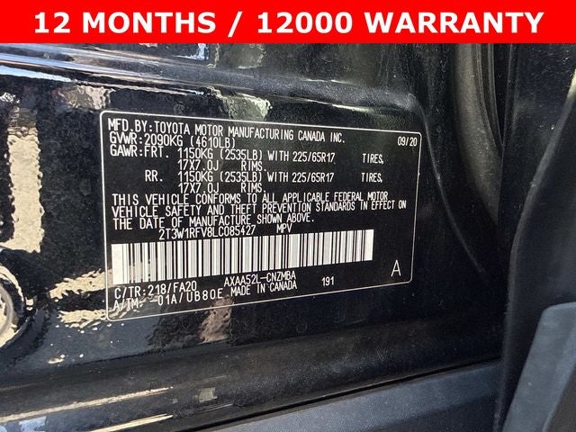 2020 Toyota RAV4 XLE