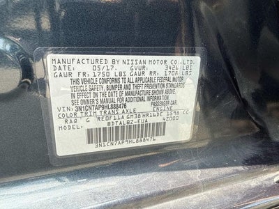 2017 Nissan Versa 1.6 SV