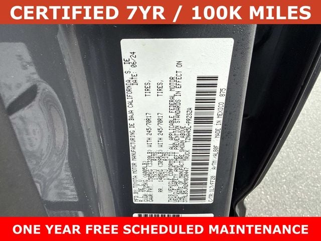 2024 Toyota Tacoma SR5