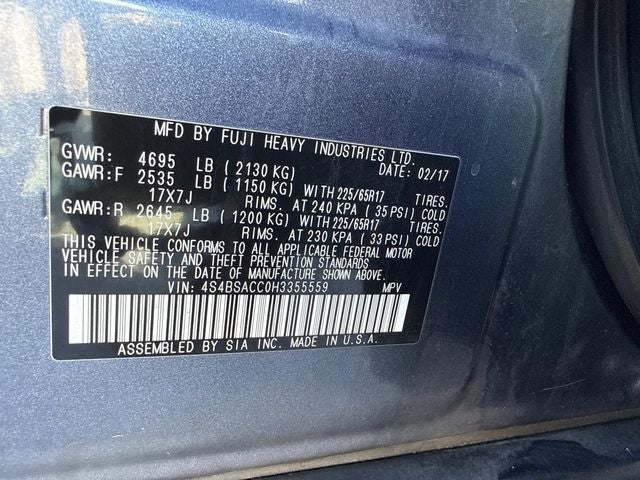 2017 Subaru Outback 2.5i Premium