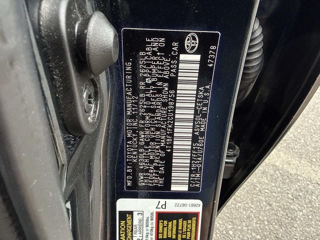 2012 Toyota Camry SE